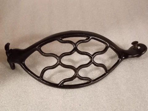 Singer Treadle Sewing Machine Cast Iron Base Belt Guard Cover