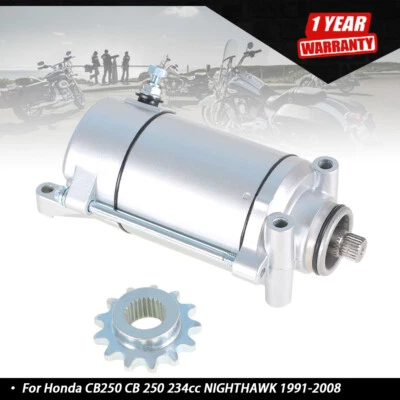 Motor De Arranque 1985-1987 1996-2014 Para Honda CMX250C Rebel 234cc 31200-465-671 Foto 1 de 4