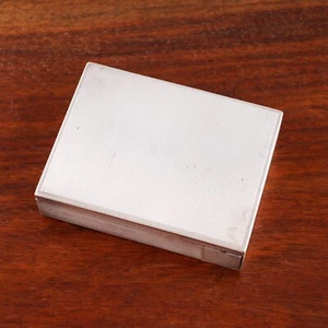 EUROPEAN 800 SILVER SPRING LOADED COMPACT WITH MIRROR, LIPSTICK,  & COMPARTMENT - Picture 1 of 6