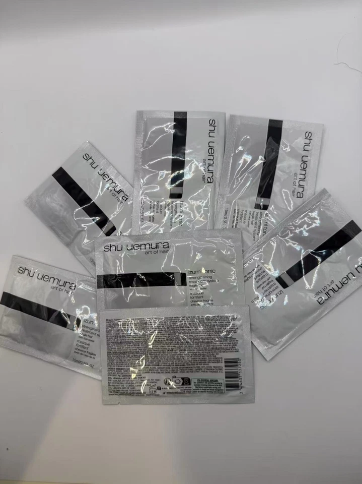 LOTE DE 20 MASCARILLAS SISTEMA DE TRATAMIENTO FORTALECEDOR TÓNICO SHU UEMURA IZUMI 15ML*2OPCS Foto 1 de 1