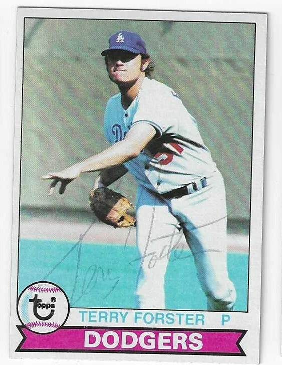 Tarjeta Topps firmada por Terry Forster 1979/autografiada Foto 1 de 1