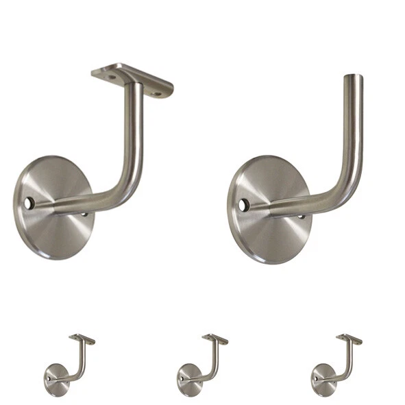 REINARTZ Handlaufträger Edelstahl Geländer Wandhalter Handlaufhalter Platte Rohrhalter VA