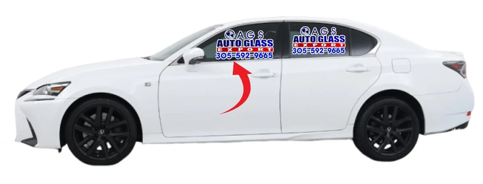 Lexus GS 300 2018-2019 4D sedán puerta delantera izquierda laminada solar FD25798GTY Foto 1 de 1