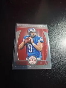 2013 PANINI TOTALLY CERTIFIED TOTALLY RED #17 MATTHEW STAFFORD DETROIT LIONS - Picture 1 of 2