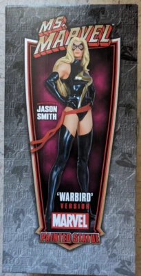 BOWEN DESIGNS MS. MARVEL WARBIRD ESTÁTUA TAMANHO COMPLETO 113/975 MARVEL COMICS - Imagem 1 de 4