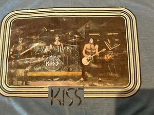 70er Jahre Kiss Vintage Tour Band Rock T-Shirt blau Einzelnaht Medium - Bild 1 von 10
