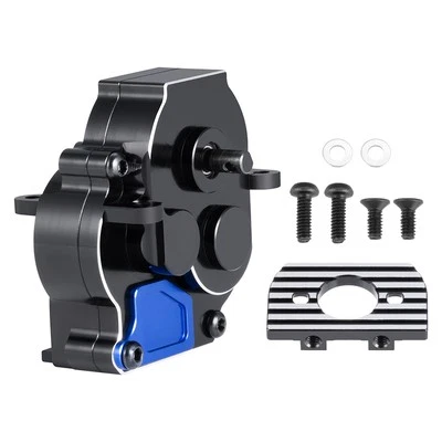 Metal Transmission Case Gearbox with Steel Gear for TRX4M 1/18th RC Crawler Car - Image 1 of 4