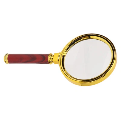 7X Handheld Magnifying Glass Lightweight Portable Grip Electroplated Magnifier - Image 1 of 4