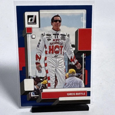 2023 Donruss Racing Navy Blue #102 Greg Biffle /199 NASCAR NM-MT Card - Image 1 of 4