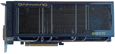 SCHEDA VIDEO GAINWARD GeForce GTX 570 PHANTOM 1280MB DDR5 320 BIT, HDMI, DVI, DP - Immagine 1 di 4