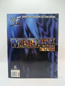 WWF Wrestlemania X-Seven 17 Collectors Program Magazine 2001 Wrestling WWE - Imagen 1 de 5