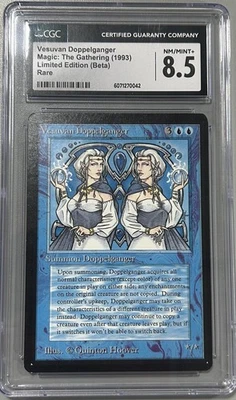 1993 Magic: The Gathering Beta Vesuvan Doppelganger CGC 8.5 - Image 1 of 2