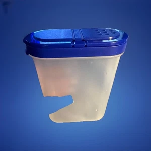 Contenedor de especias Tupperware Modular Mates #1846D-12 tapa coctelera azul nuevo sin etiquetas - Imagen 1 de 8