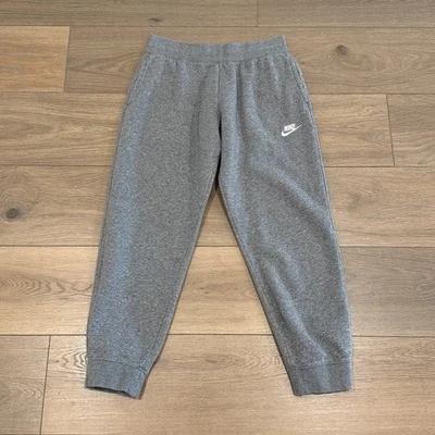 NIKE Grey Heather Sportswear Club Fleece Cotton Lounge Jogger Sweatpants Size L - Image 1 of 4