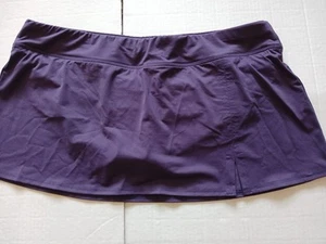 Falda de Natación Lands End con Calzoncillo 14 Regular Púrpura CONTROL DE BARRIGA 14" Sólida - Imagen 1 de 20