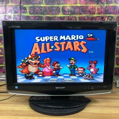 Sharp Aquos LC-20D42U 20" LCD TV Retro Gaming 16:9 720p RCA/RGB/S-VIDEO HDMI - Image 1 of 4