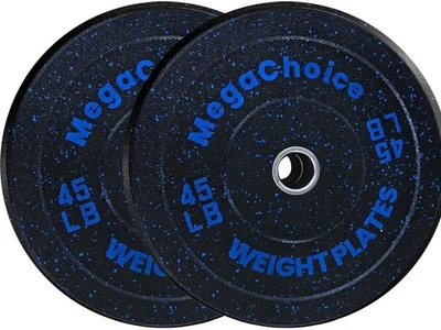 Placas de pesas de parachoques placas de pesas de colores de goma para gimnasio en casa entrenamiento de fuerza Foto 1 de 4