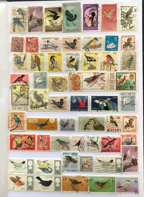 BIRDS stamps Selection. Mint - Used postage.K10 - Image 1 of 3