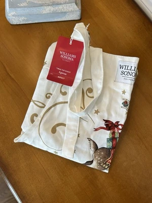 Williams Sonoma ‘Twas The Night Before Christmas Adult Apron NWT OB READ - Image 1 of 4