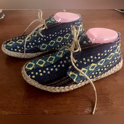 Marca SOM ~ Zapato Original, Hecho a Mano de Tailandia Talla 37 EE. UU. 8 NUEVO CON ETIQUETAS Hippie Foto 1 de 4