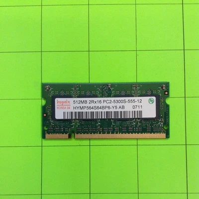 Hynix HYMP564S64BP6-Y5 Ab 512MB DDR2-667 (PC2-5300) PC2-5300S Random Access Mem - Image 1 of 2