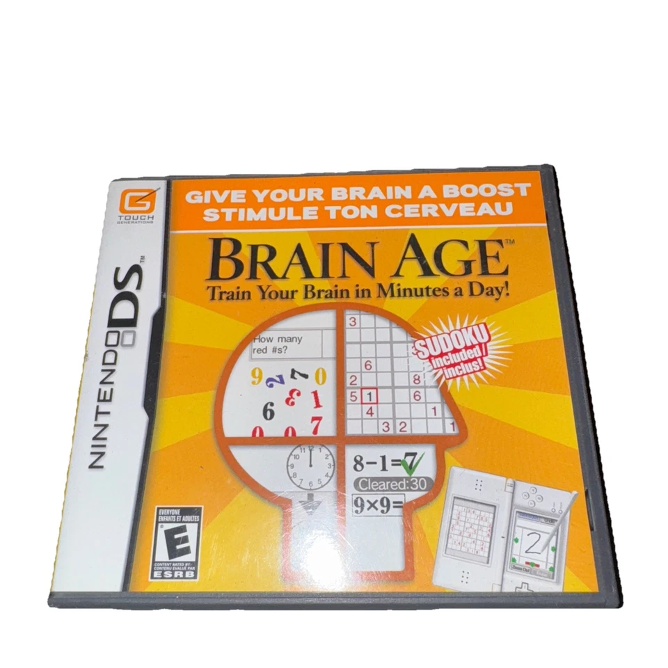 Brain Age Train Your Brain In Minutes A Day - Nintendo DS - Image 1 of 3