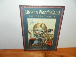 ALICE IN WONDERLAND Adult Fantasy Coloring Book by Jasmine Becket-Griffith 4833 - Picture 1 of 6