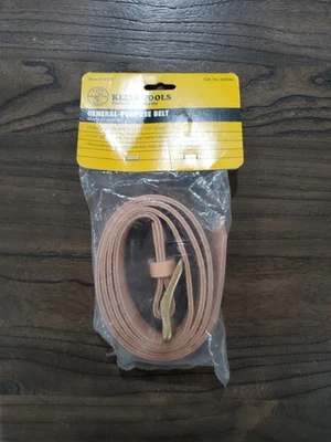 Klein Tools Tan 5202xl General Purpose Leather Belt Size XL 46-53 NEW SEALED - Image 1 of 4