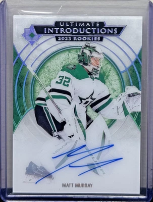 2023-24 Upper Deck Ultimate Matt Murray Introductions Rookie Auto - Image 1 of 2