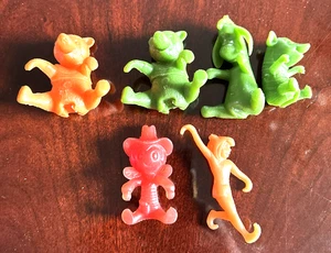 Lot 6 Vintage 1960’s Winnie The Pooh Spoon Sitter Toys Nabisco Buffalo Bee - Bild 1 von 8