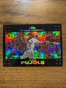 Albert Pujols 2007 Topps Chrome Refractor - Picture 1 of 2