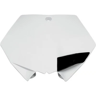 Placa de matrícula delantera UFO Plastics - blanca motocicleta bicicleta de calle suciedad KT03093-047 Foto 1 de 4