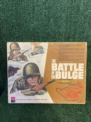 Battle Of The Bulge World War II WWII Board Game 1965 Avalon Hill-Complete. - Image 1 of 4