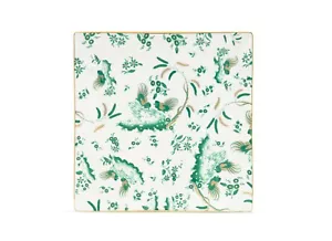 Richard Ginori - Piatto Quadrato Medio 26,5cm Oro di Doccia Giada Ginori 1735 - Picture 1 of 6