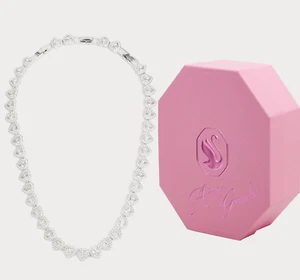 NIB 5720857 Ariana Grande x SWAROVSKI Pave Heart Timeless Tennis Necklace - Picture 1 of 4