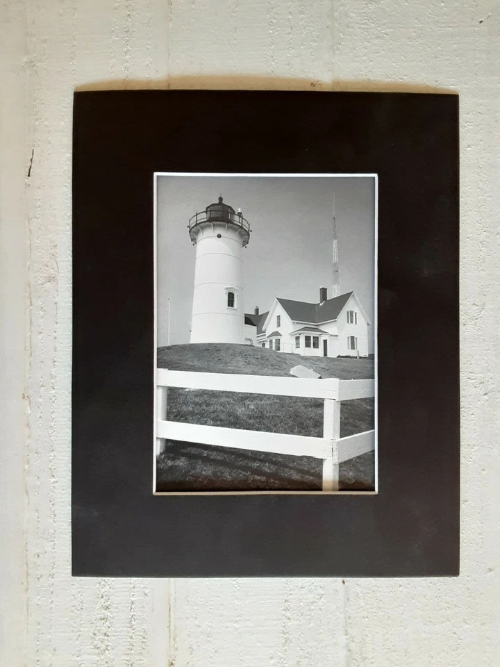Impresión mate arte fotográfico vintage faro de Cape Cod NOBSKA POINT Foto 1 de 1