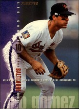 1995 Fleer Baltimore Orioles Baseball Card #7 Leo Gomez