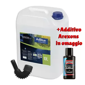 ADBLUE TANICA 10 LITRI VEICOLI EURO 4 5 6 TECNOLOGIA SCR + ADDITIVO AREXONS - Imagen 1 de 3