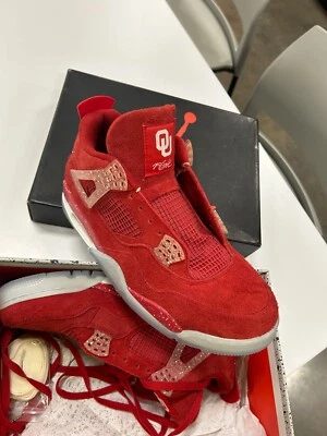 Jordan 4 Oklahoma Sooners size 12 worn once  - Image 1 of 4