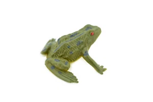 Frog, Green Plastic Toy Realistic Rainforest Figure Model Replica 1.5" CWG18 - Picture 1 of 4