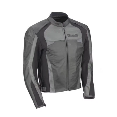 New Kawasaki Cowhide Leather Motorbike Jacket Kawasaki Motorcycle Biker Jacket — 第 1/3 张图片