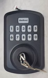 KWIKSET POWERBOLT 250 TECLADO DE REPUESTO SOLO con LLAVES Negro Mate Exterior SOLO - Imagen 1 de 1