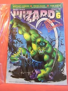 WIZARD: The Guide to Comics #6 - Sam Keith interview - with poster (1991) - Picture 1 of 2