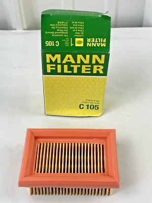 Filtro de aire Mann C 105 xref. Volvo OE #3515175 se adapta a Volvo 850 1993-1997 en gráfico Foto 1 de 4