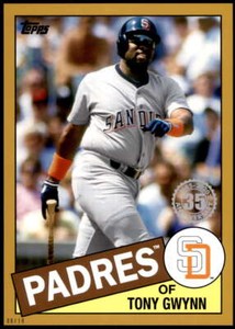 Tony Gwynn 2020 Topps 1985 35th Anniversary 5x7 Gold #85-85 8/10 Padres