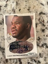 2002 Sage Hit Albert Haynesworth Silver Autograph 