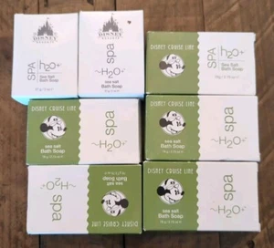 Lot of 7 New Bath Size Disney Resorts H2O Plus Soap Oceanside Scent Sea Salt - Picture 1 of 4
