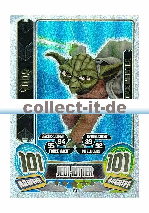 Force Attax Serie 5 - 164 - YODA - Jedi-Ritter - Die Republik - Force Meister - Bild 1 von 1