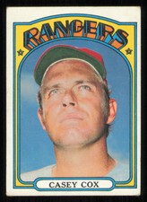 1972 Topps #231 Casey Cox - - Excellent