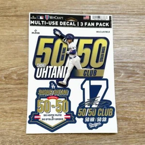 Los Angeles Dodgers Shohei Ohtani 50/50 Sticker - Picture 1 of 2